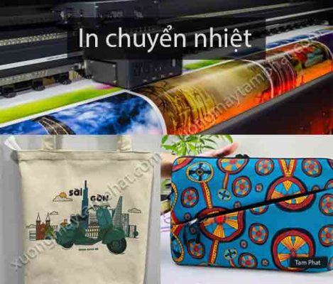 in chuyển nhiệt - Xưởng may Tâm Phát