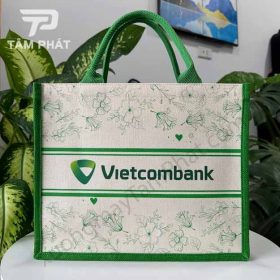 Túi Vải Đay Vietcombank