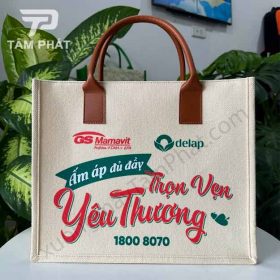 Túi Vải Đay Quà Tặng Delap