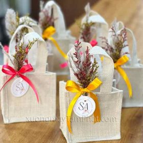 Túi Vải Đay Quà Tặng Mini