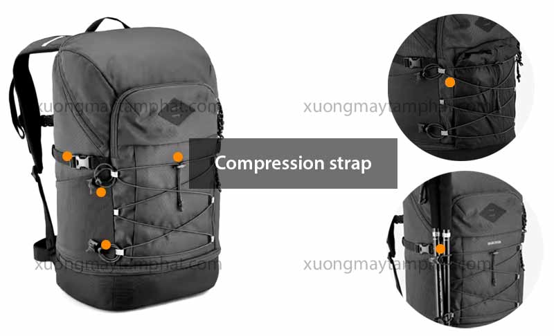 Dây nén (compression strap) balo Tâm Phát