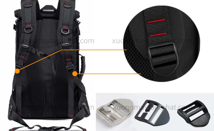 Khóa rùa hay còn gọi là chân gù trong cấu trúc của balo